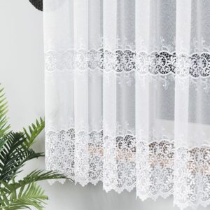 Firanka z gipiurą  na markizecie , wysokość 175cm,