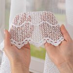 Firana na markizecie z gipiurą , wysokość 160cm