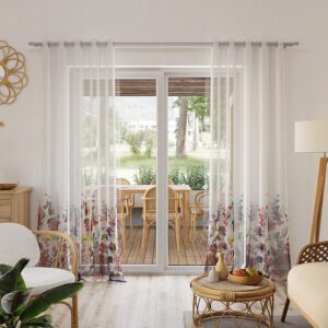 JOLANDA Firana ETAMINA wzór od dołu, wysokość 300cm